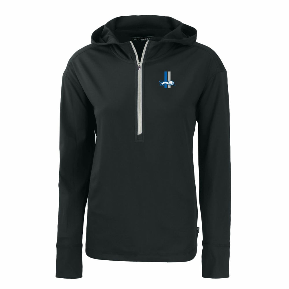 Cutter & Buck Women's Throwback Daybreak Eco Recycled Half-Zip Hoodie - Detroit Lions Hoodies