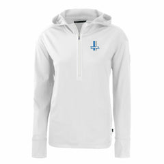Cutter & Buck Women's Throwback Daybreak Eco Recycled Half-Zip Hoodie - Detroit Lions Hoodies