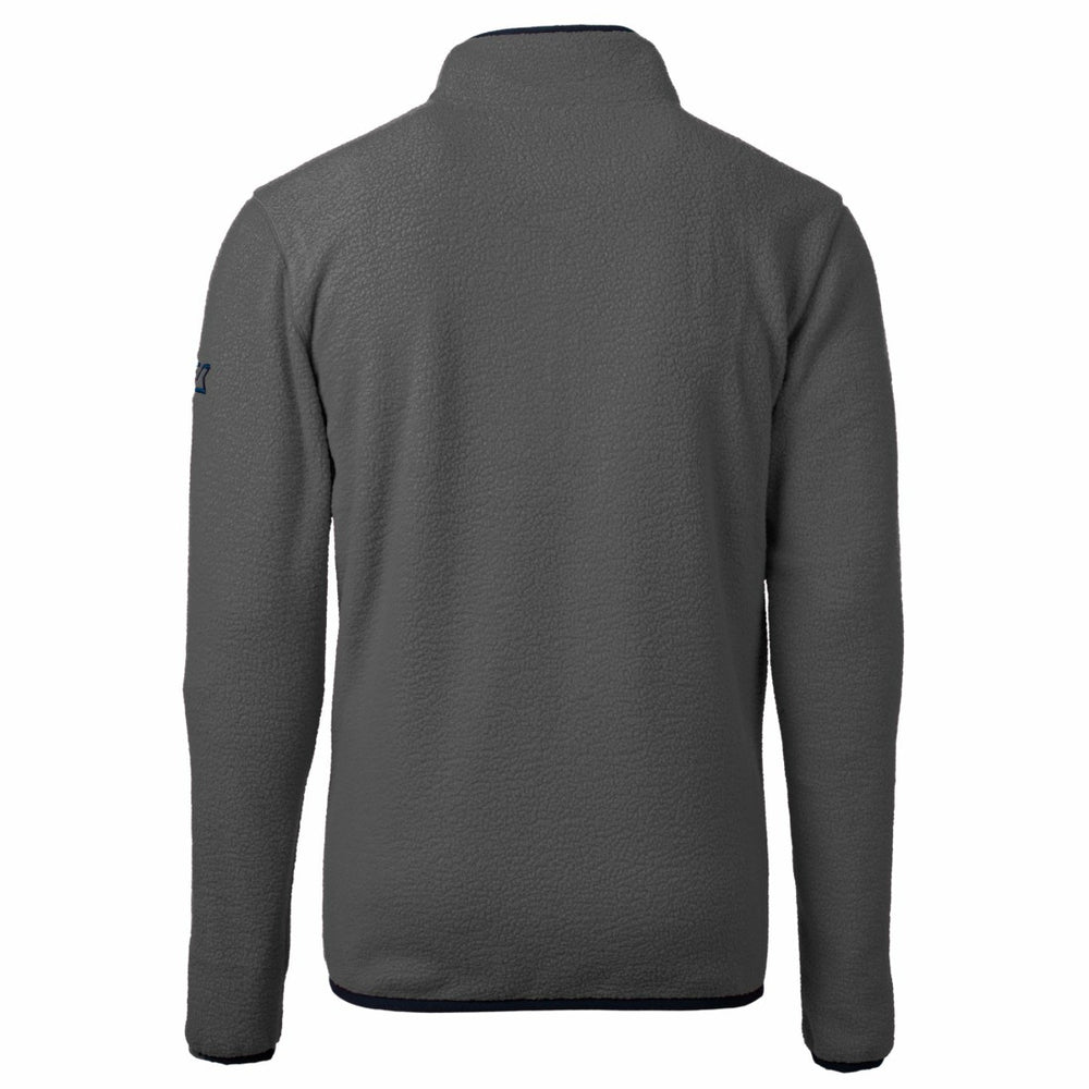 Cutter & Buck Throwback Cascade Eco Sherpa Fleece Quarter-Zip Pullover Jacket - Detroit Lions Pullover