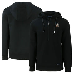 Cutter & Buck Throwback Roam Eco Half-Zip Recycled Pullover Hoodie - Cleveland Browns Hoodies