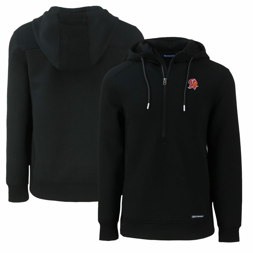 Cutter & Buck Throwback Roam Eco Half-Zip Recycled Pullover Hoodie - Tampa Bay Buccaneers Hoodies