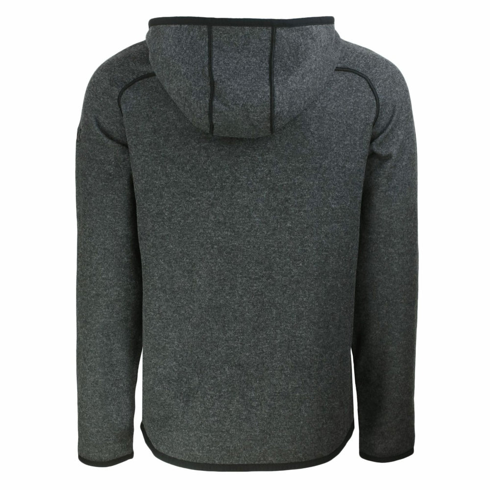 Cutter & Buck Throwback Mainsail Sweater-Knit Full-Zip Hoodie - Detroit Lions Hoodies