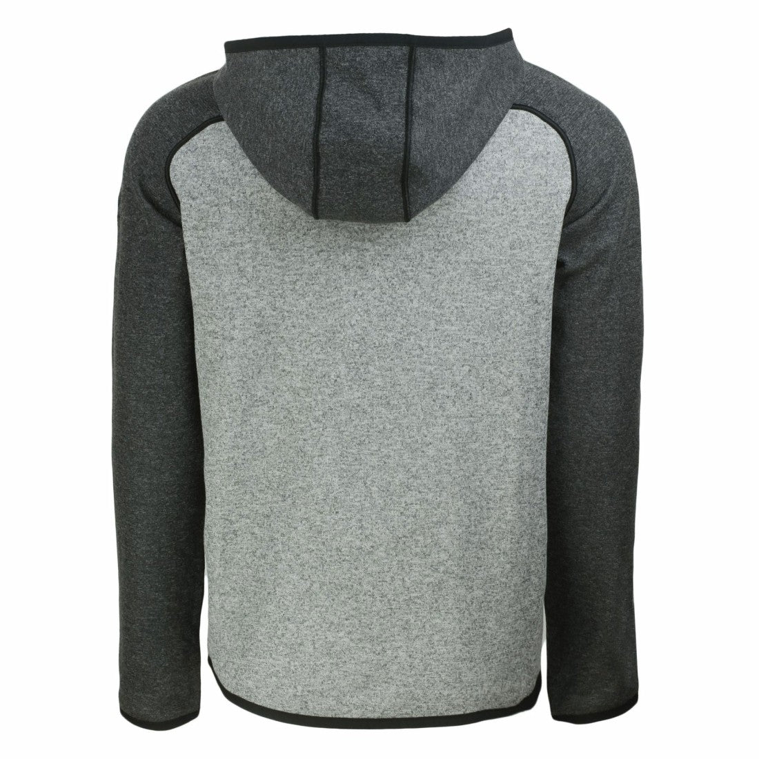 Cutter & Buck Throwback Mainsail Sweater-Knit Full-Zip Hoodie - Detroit Lions Hoodies