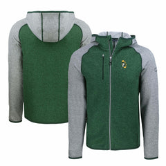 Cutter & Buck Throwback Mainsail Sweater-Knit Full-Zip Hoodie - Green Bay Packers Hoodies