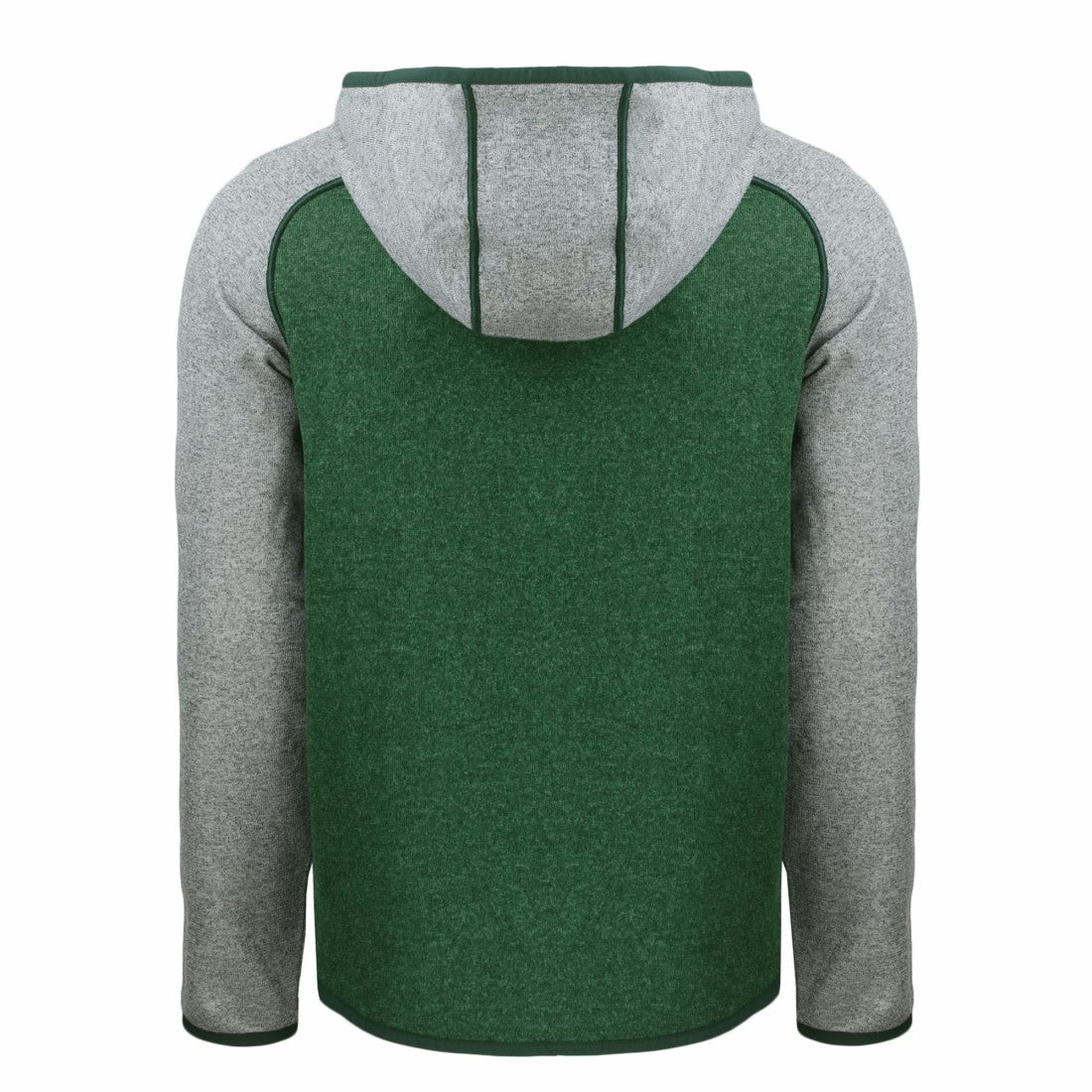 Cutter & Buck Throwback Mainsail Sweater-Knit Full-Zip Hoodie - Green Bay Packers Hoodies