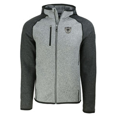 Cutter & Buck Throwback Mainsail Sweater-Knit Full-Zip Hoodie - Las Vegas Raiders Hoodies