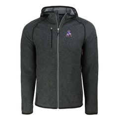 Cutter & Buck Throwback Mainsail Sweater-Knit Full-Zip Hoodie - New England Patriots Hoodies