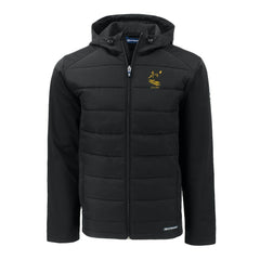 Cutter & Buck Throwback Evoke Hybrid Eco Softshell Recycled Full-Zip Hoodie Jacket - Pittsburgh Steelers Hoodies