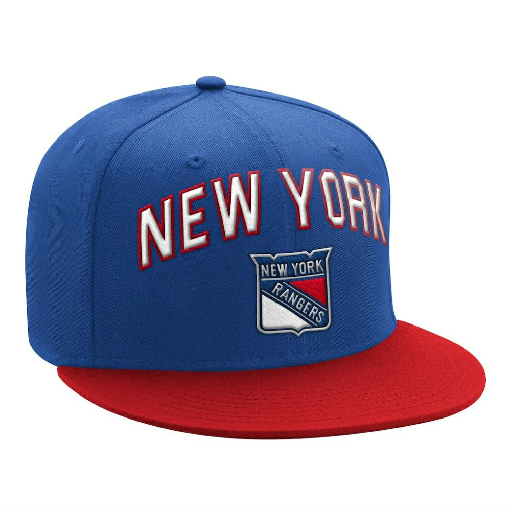 NHL New York Rangers Starter Arch Logo Two-Tone Snapback Hat