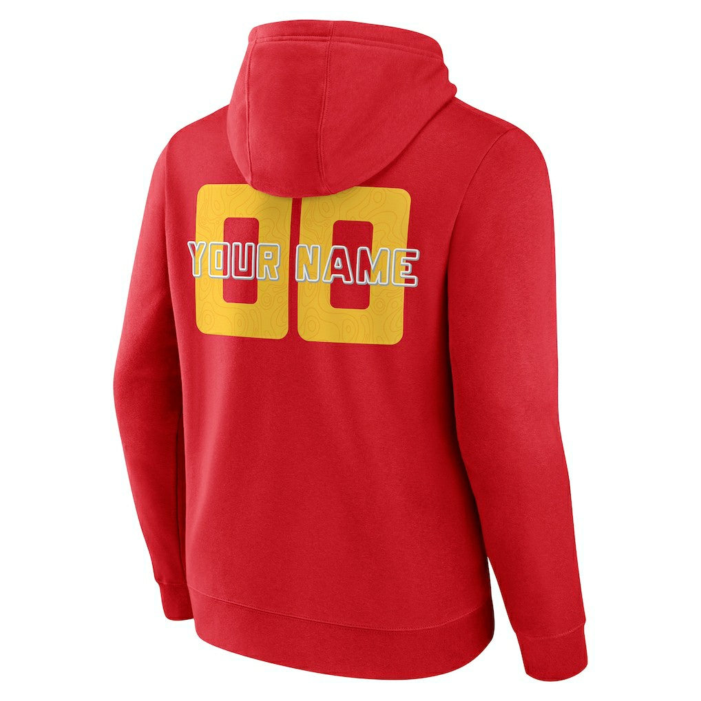 Atlanta Hawks Stellar Personalized Name & Number Pullover Hoodie