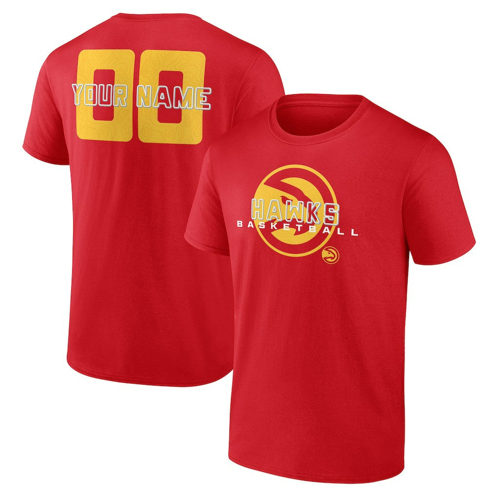 Atlanta Hawks Stellar Personalized Name & Number T-Shirt