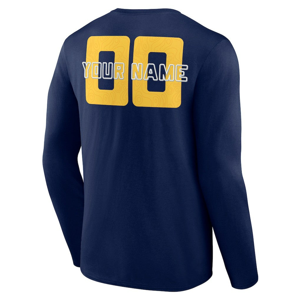 Denver Nuggets Stellar Personalized Name & Number Long Sleeve T-Shirt sale