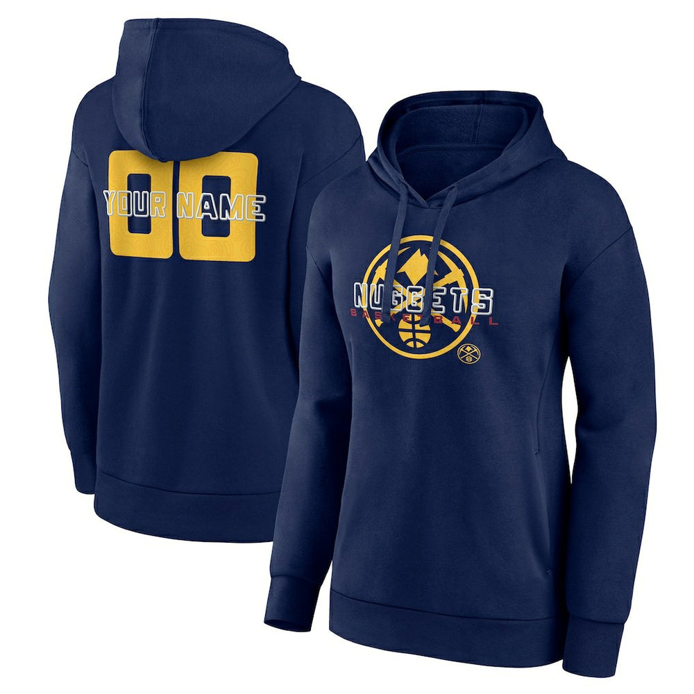 Denver Nuggets Women's Stellar Personalized Name & Number Pullover Hoodie sale