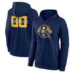 Denver Nuggets Women's Stellar Personalized Name & Number Pullover Hoodie sale