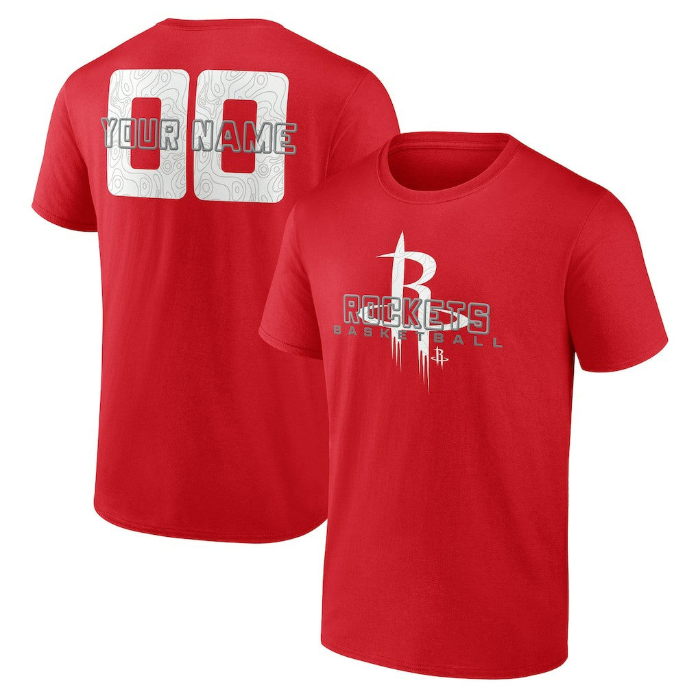 Houston Rockets Stellar Personalized Name & Number T-Shirt