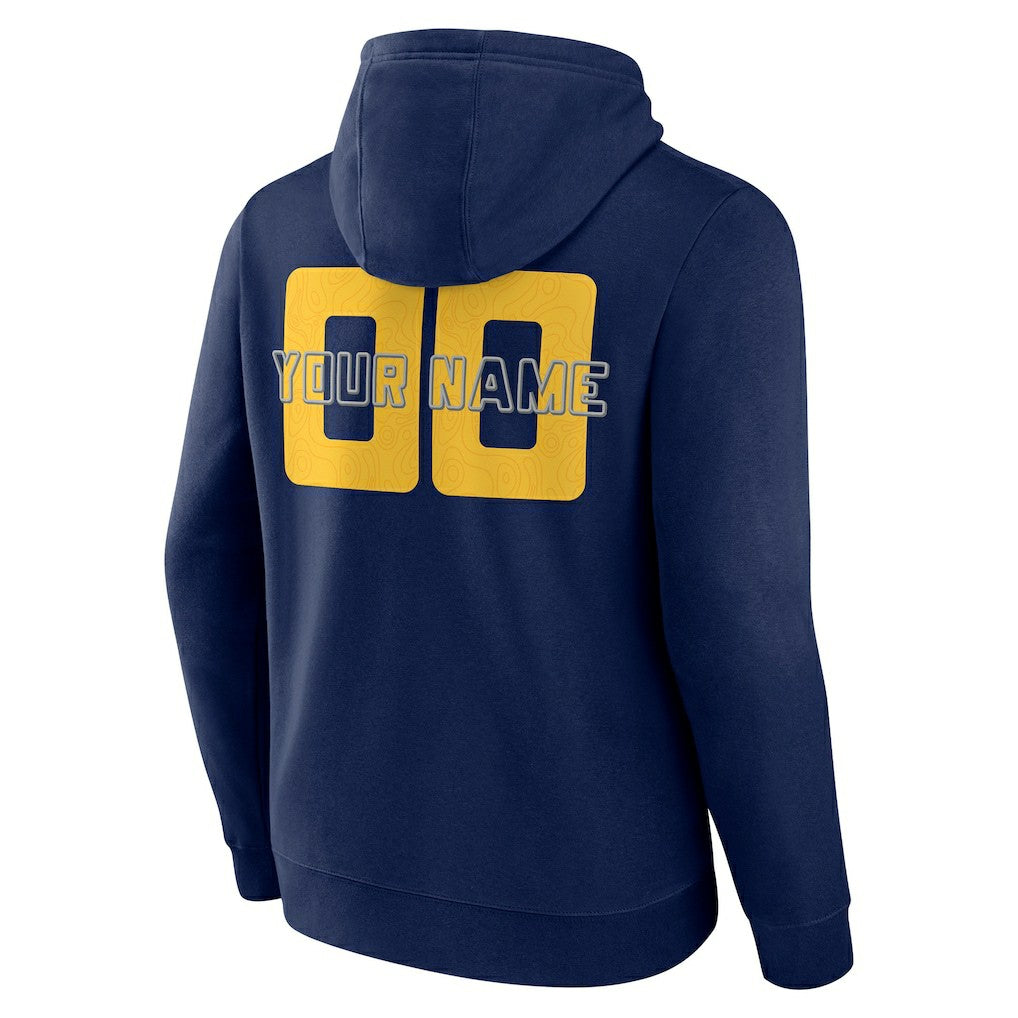 Indiana Pacers Stellar Personalized Name & Number Pullover Hoodie