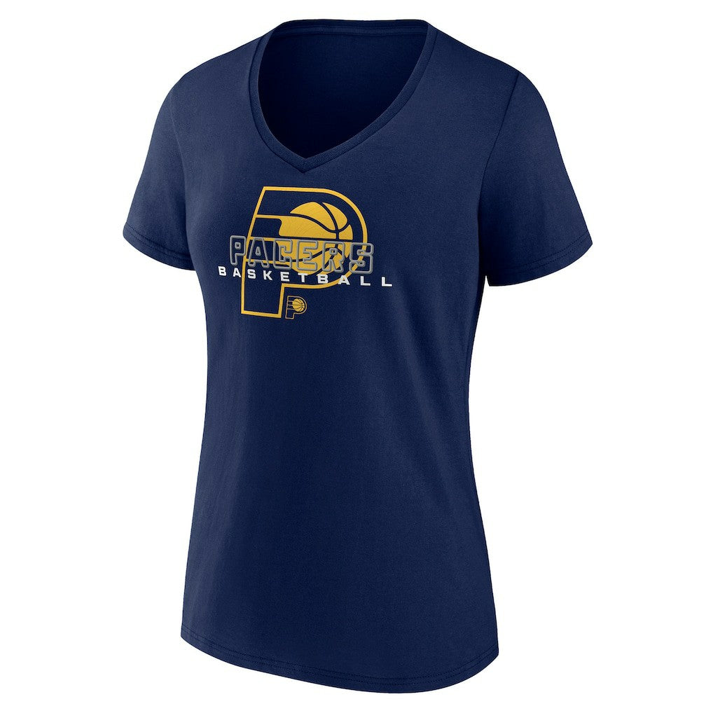 Indiana Pacers Women's Stellar Personalized Name & Number V-Neck T-Shirt