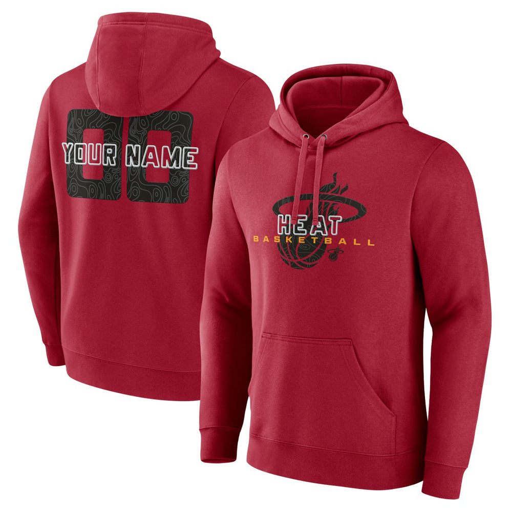 Miami Heat Stellar Personalized Name & Number Pullover Hoodie