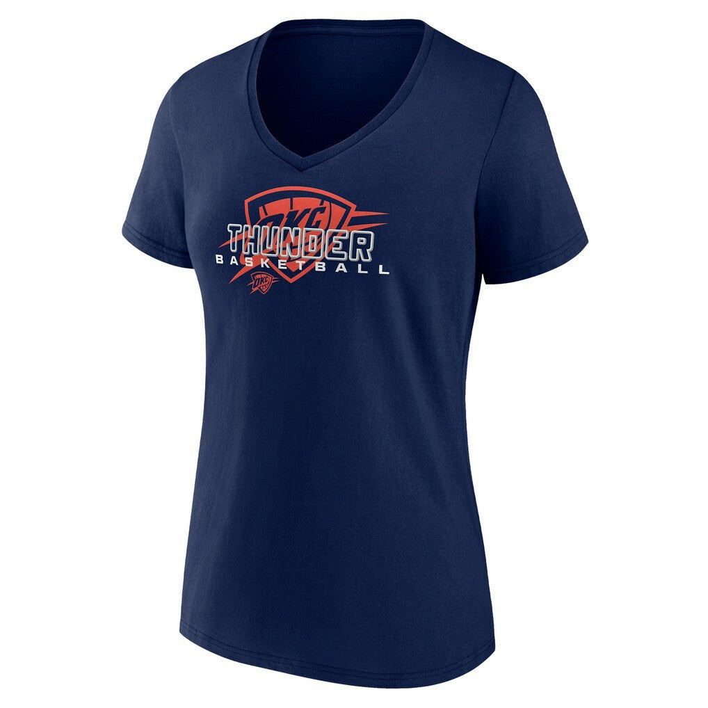 Oklahoma City Thunder Women's Stellar Personalized Name & Number V-Neck T-Shirt