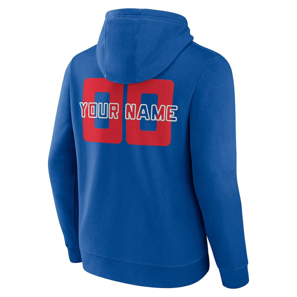 Philadelphia 76ers Stellar Personalized Name & Number Pullover Hoodie