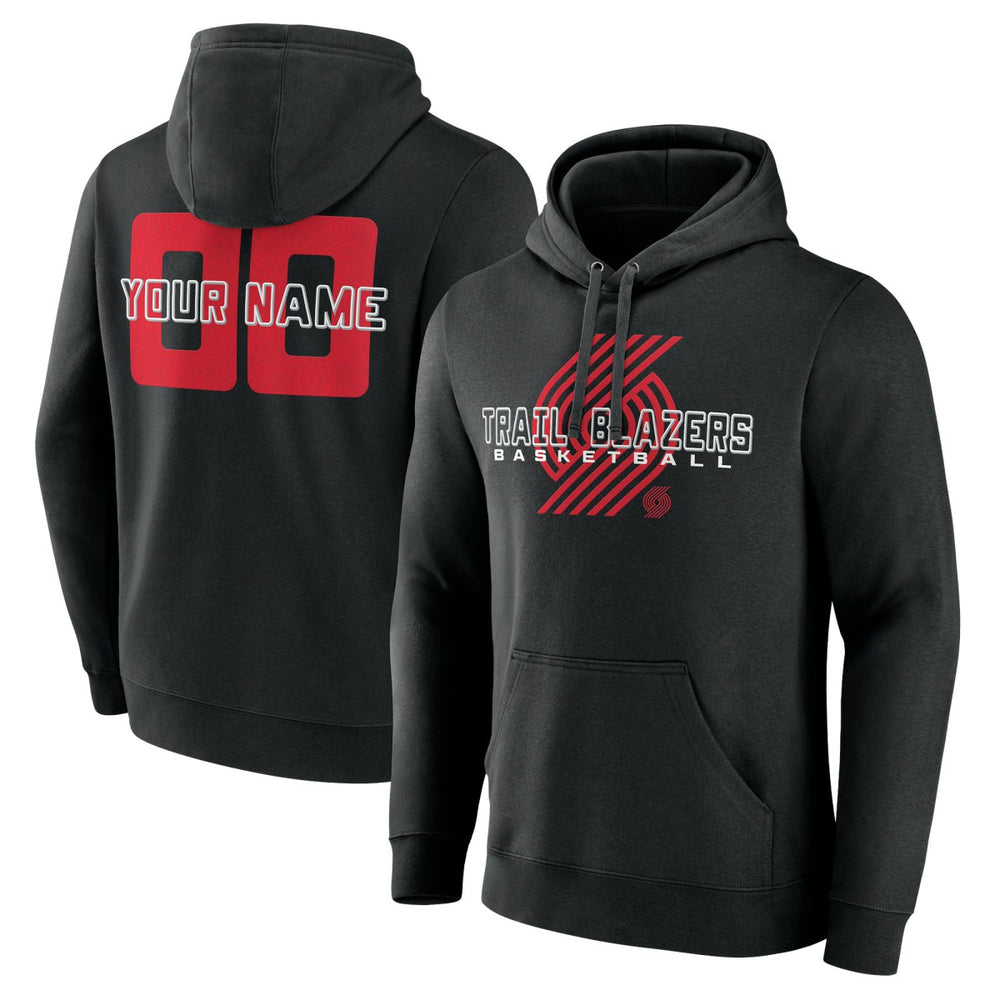 Portland Trail Blazers Stellar Personalized Name & Number Pullover Hoodie