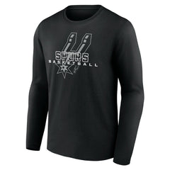 San Antonio Spurs Stellar Personalized Name & Number Long Sleeve T-Shirt