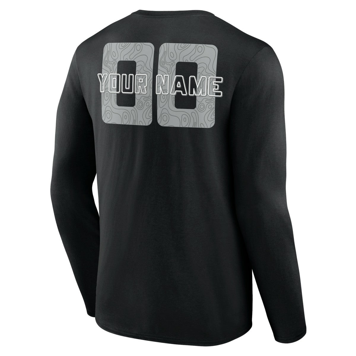 San Antonio Spurs Stellar Personalized Name & Number Long Sleeve T-Shirt