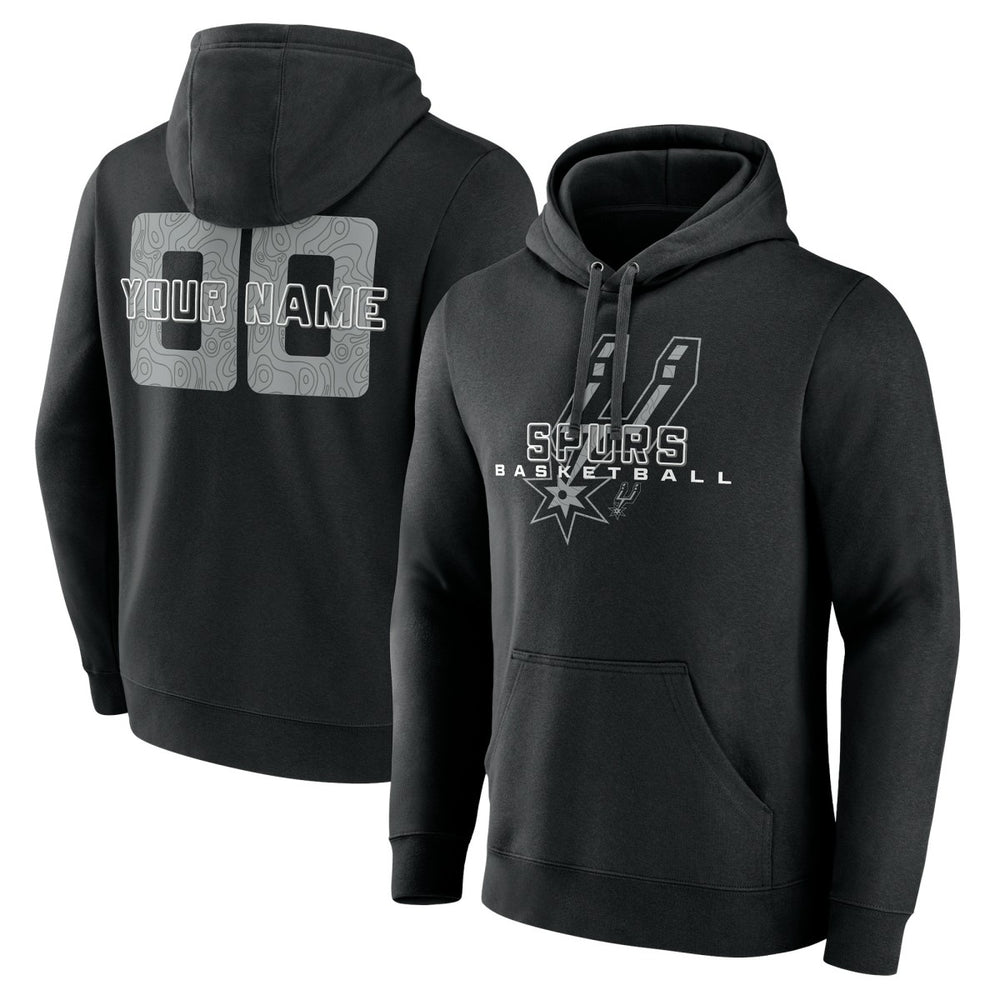 San Antonio Spurs Stellar Personalized Name & Number Pullover Hoodie