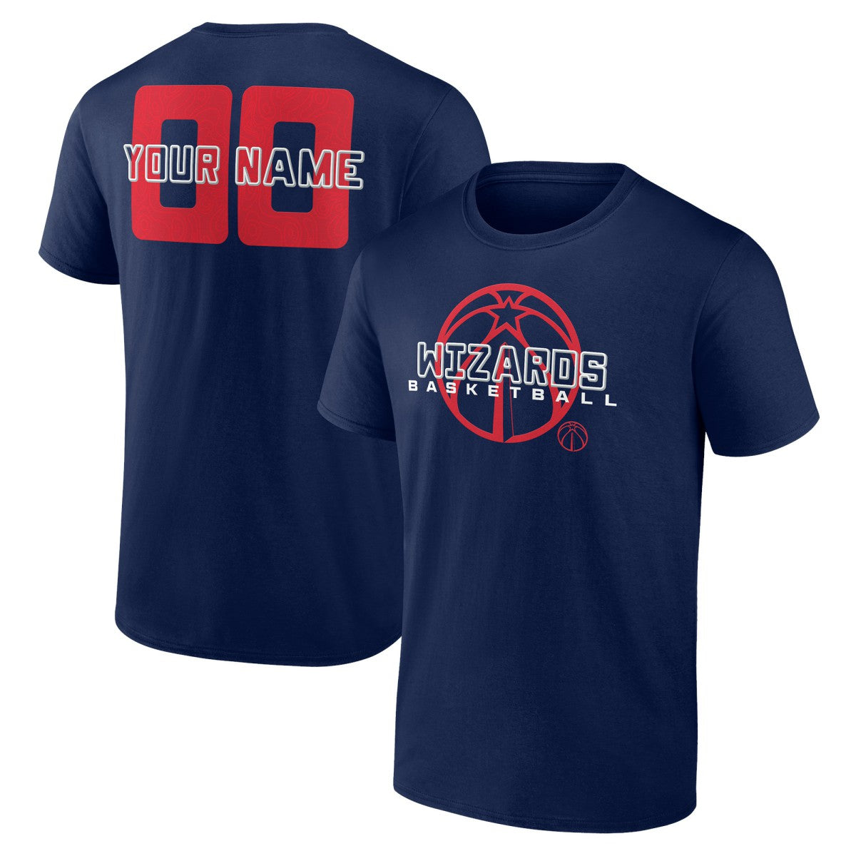 Washington Wizards Stellar Personalized Name & Number T-Shirt