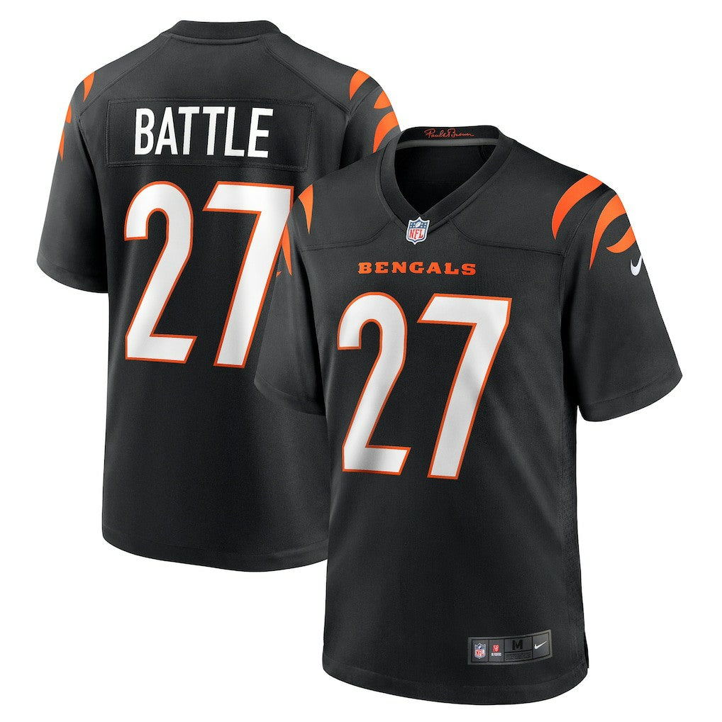 Jordan Battle  Team Game Jersey - Cincinnati Bengals Jerseys