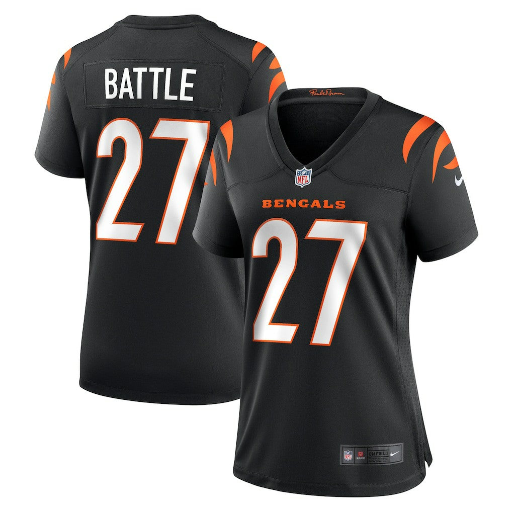 Jordan Battle  Women's Team Game Jersey - Cincinnati Bengals Jerseys
