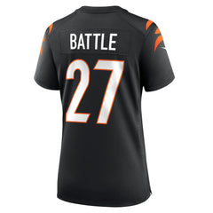 Jordan Battle  Women's Team Game Jersey - Cincinnati Bengals Jerseys