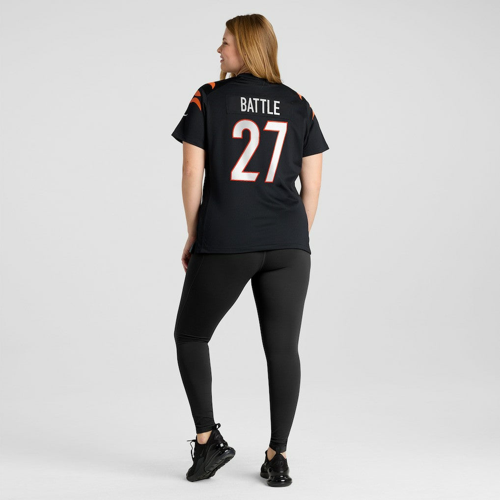 Jordan Battle  Women's Team Game Jersey - Cincinnati Bengals Jerseys
