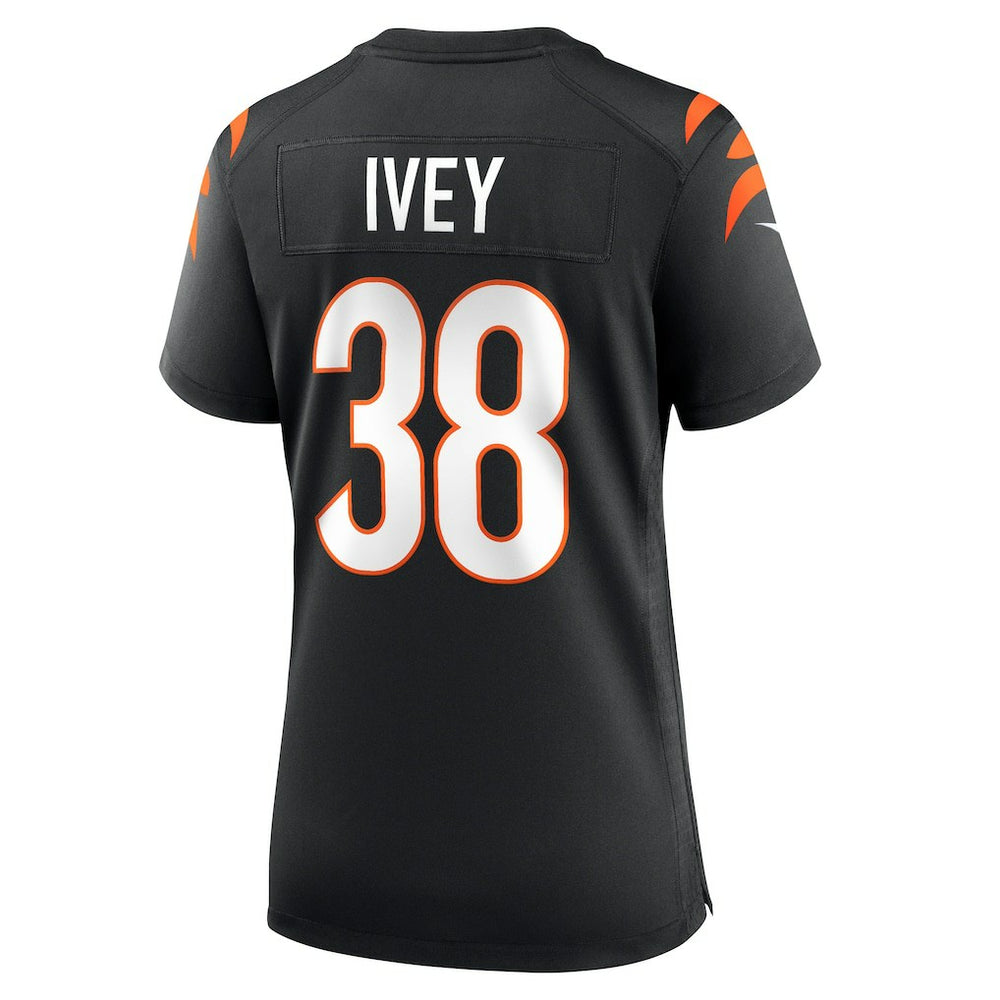 DJ Ivey  Women's Team Game Jersey - Cincinnati Bengals Jerseys