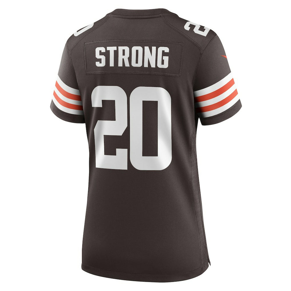 Pierre Strong Jr.  Women's Team Game Jersey - Cleveland Browns Jerseys