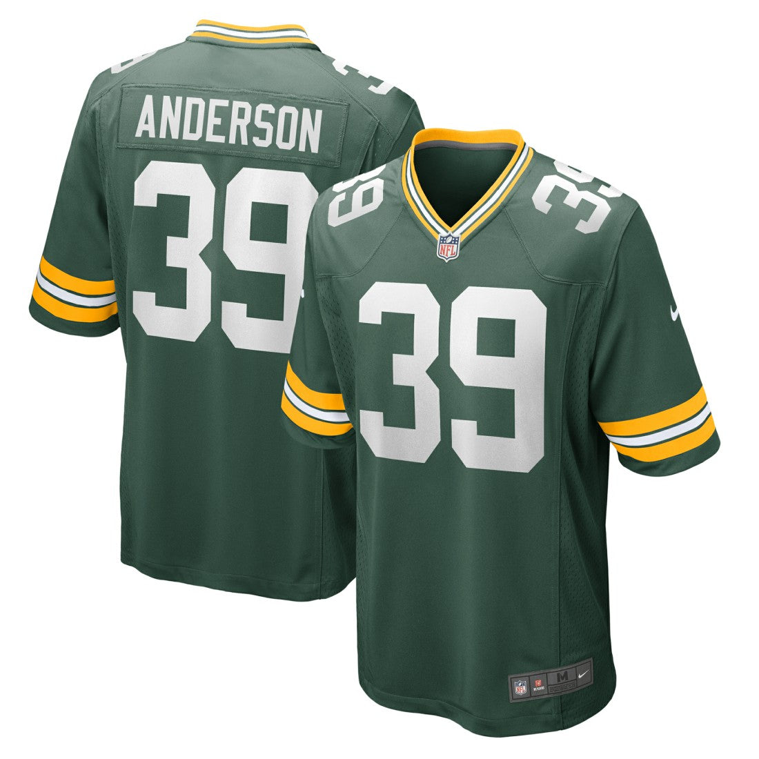 Zayne Anderson  Team Game Jersey - Green Bay Packers Jerseys