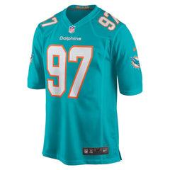 Rashard Lawrence  Team Game Jersey - Miami Dolphins Jerseys