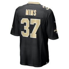 Jordan Mims  Team Game Jersey - New Orleans Saints Jerseys
