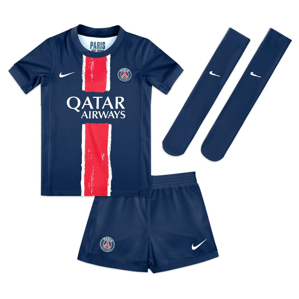 Paris Saint-Germain Preschool 2024/25 Home Replica Stadium Kit Set