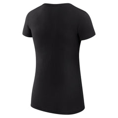 Black Cincinnati Reds G-III 4Her by Carl Banks Women's Super-Slim Fit Lightweight Love Graphic Team T-Shirt