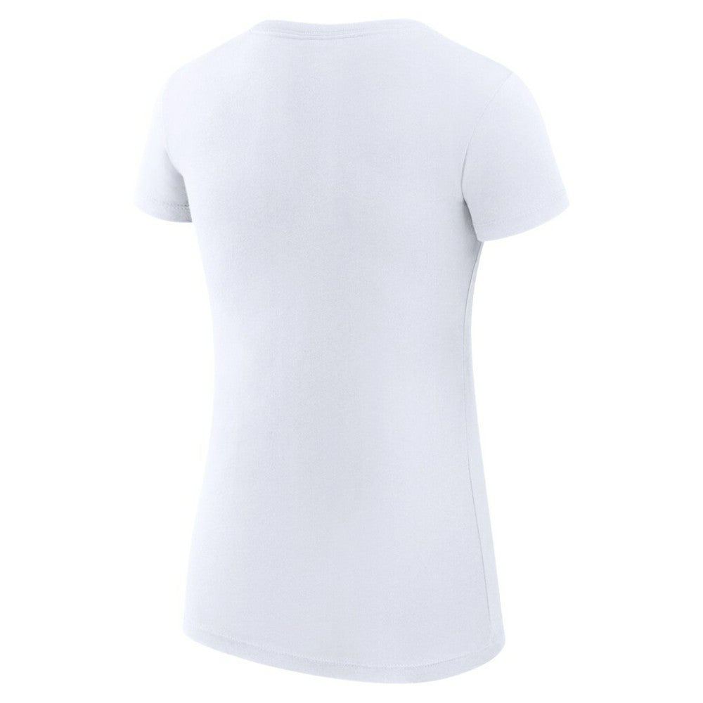 White Miami Marlins G-III 4Her by Carl Banks Women's Super-Slim Fit Lightweight Love Graphic Team T-Shirt