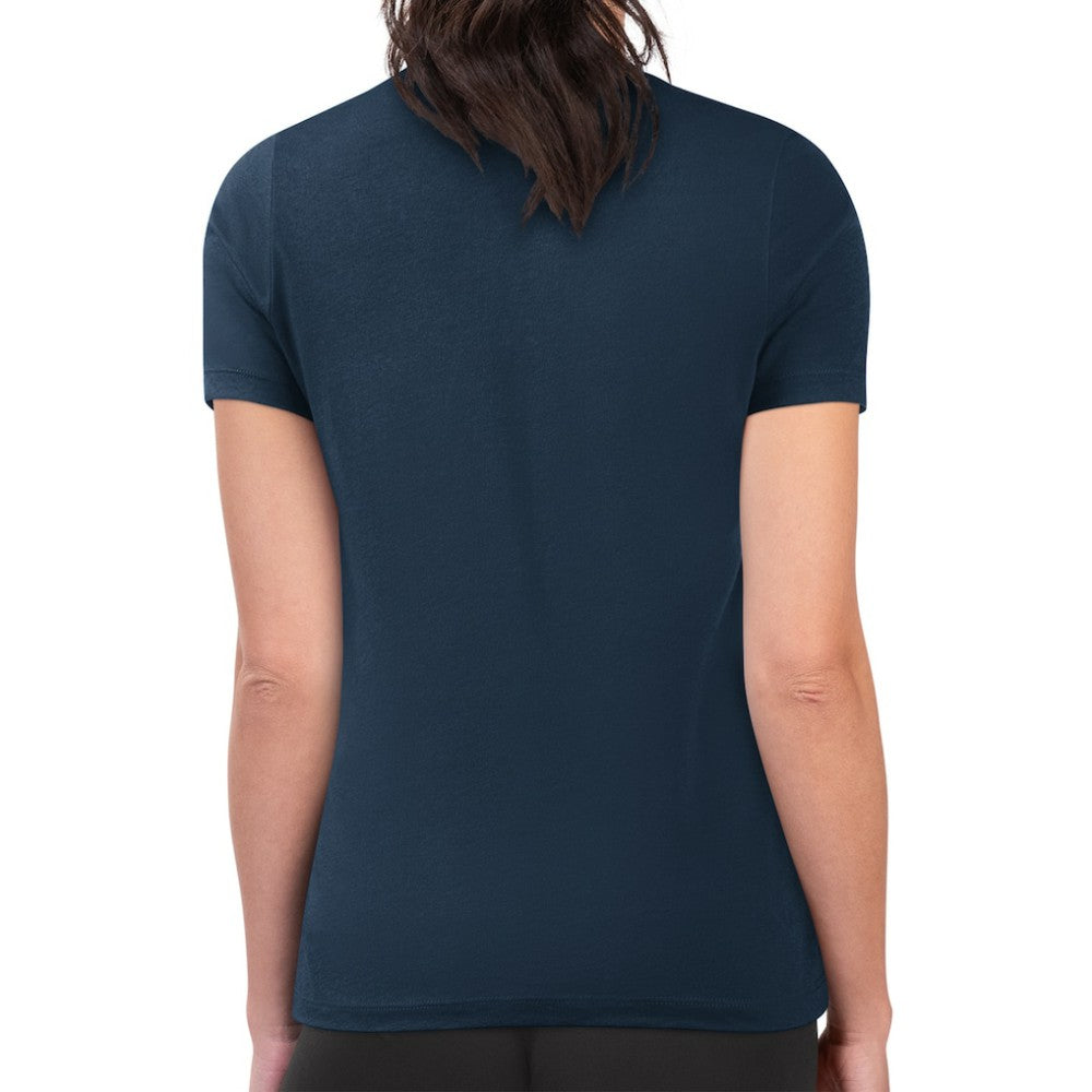Navy Seattle Mariners G-III 4Her by Carl Banks Women's Super-Slim Fit Lightweight Love Graphic Team T-Shirt