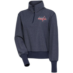 NHL Washington Capitals Antigua Women's Upgrade Half-Zip Pullover Top