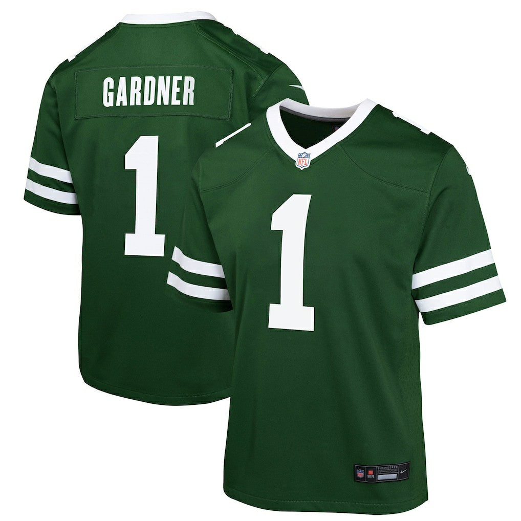 Ahmad Sauce Gardner  Youth Game Jersey - New York Jets Jerseys