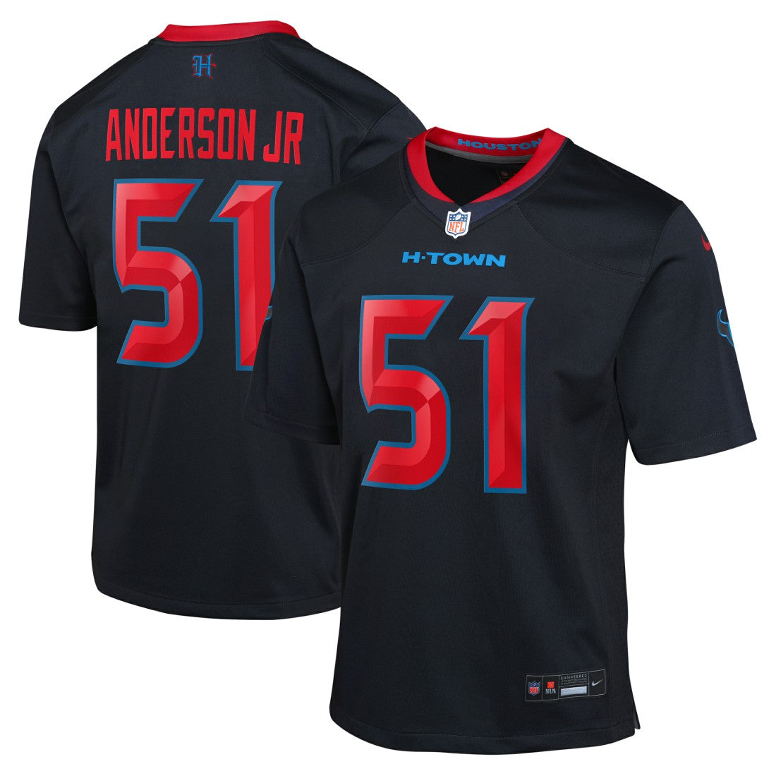 Will Anderson Jr.  Youth Game Jersey - Houston Texans Jerseys