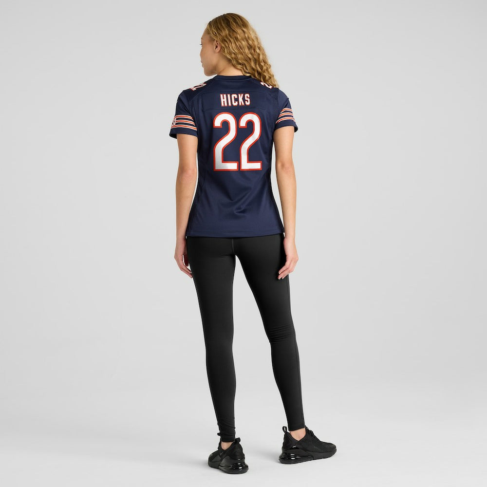 Elijah Hicks  Women's Team Game Jersey - Chicago Bears Jerseys