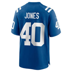 Jaylon Jones  Team Game Jersey - Indianapolis Colts Jerseys