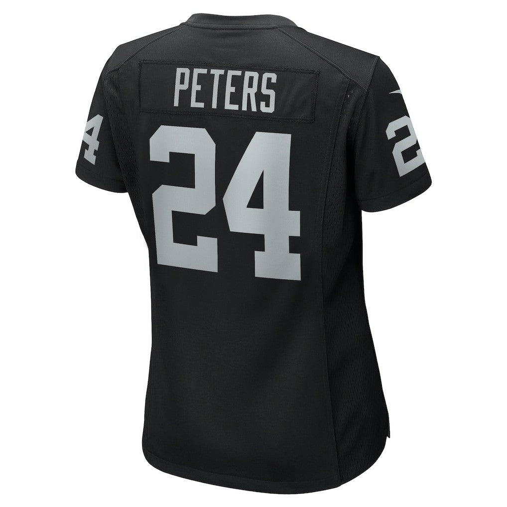 Marcus Peters  Women's Team Game Jersey - Las Vegas Raiders Jerseys
