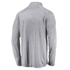 Heather Gray San Francisco Giants Profile Big & Tall Raglan Quarter-Zip Top