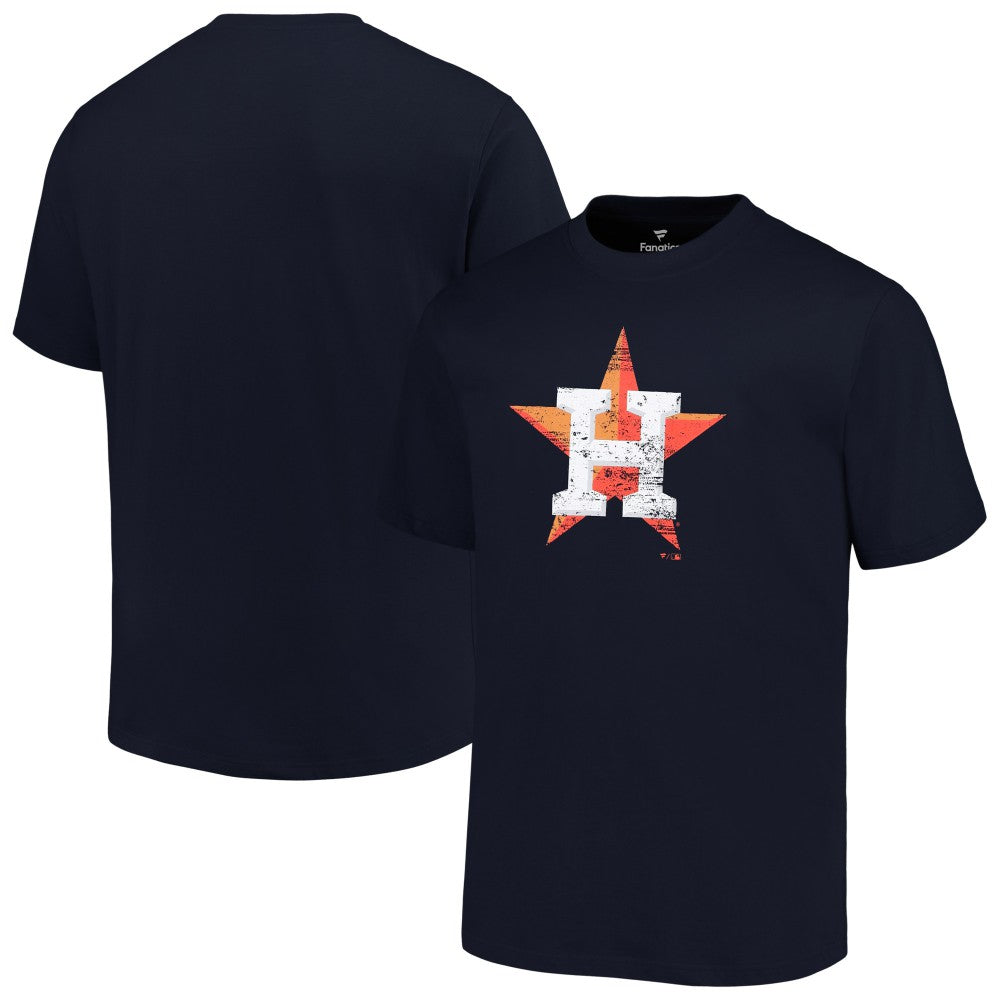 Navy Houston Astros Profile Big & Tall Primary Logo T-Shirt